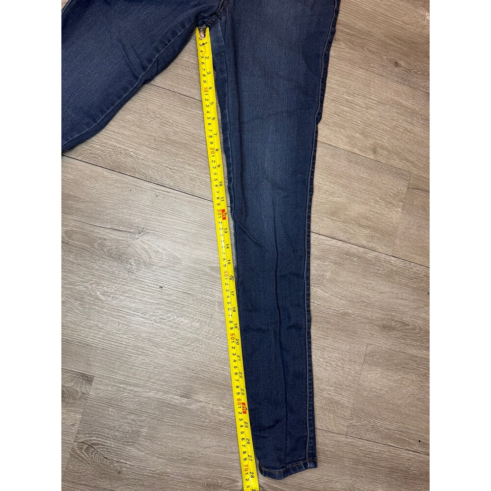 Fashion Nova High Waisted Skinny Jeans Size 3 Blue Stretch Denim Women - Picture 8 of 10